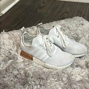 Adidas NMD R1 white and copper